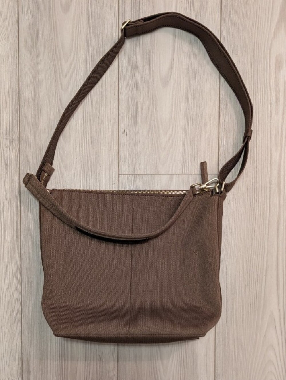 Rothys Chocolate Brown Mini Crossbody Bag